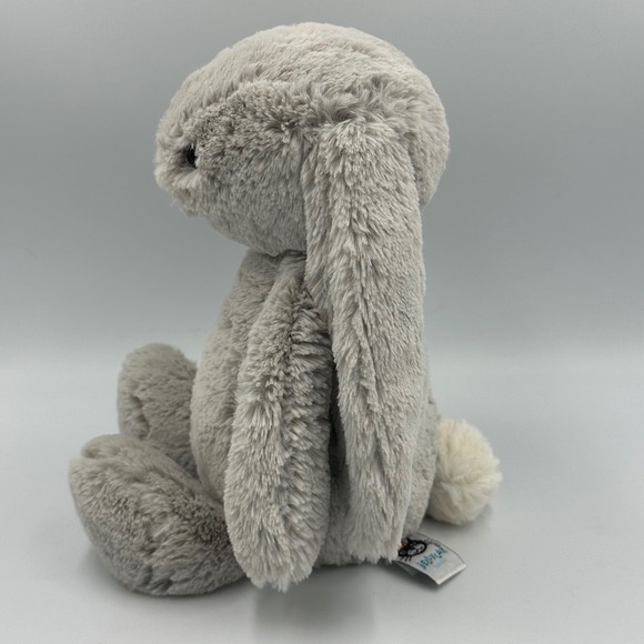 Jellycat Bashful Bunny Plush Silver Grey Medium 12" Stuffed Animal Cute Soft - Picture 5 of 13